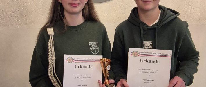 Ahrensböker Nachwuchs stark beim Landesjugendkönigsschießen vertreten